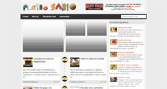 Desktop Screenshot of platillosabio.com